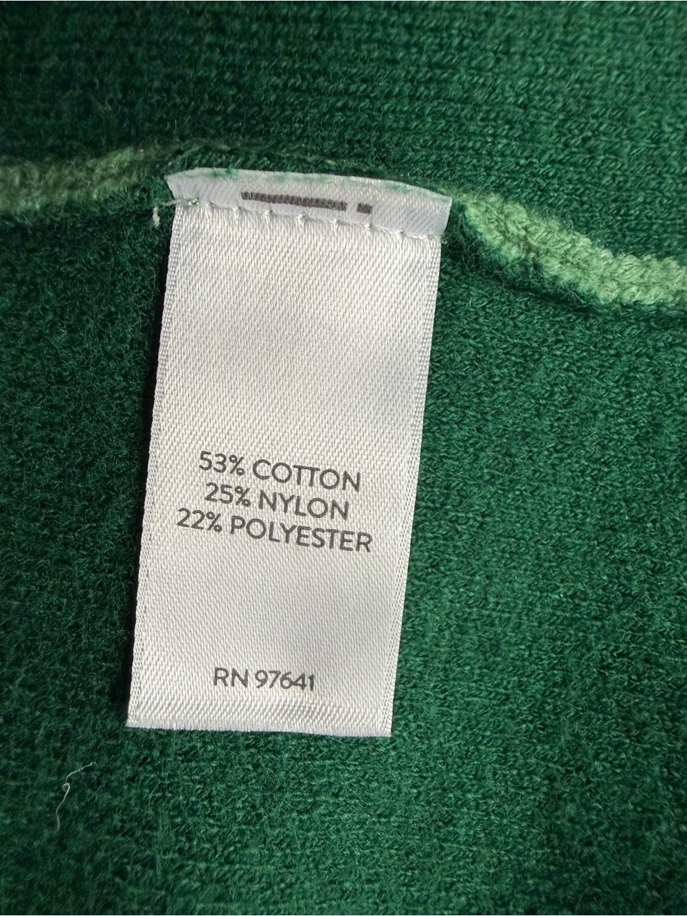 JJill Green Open-Front Longline Pocket Cardigan Sweater Jacket Size M - Picture 4 of 4